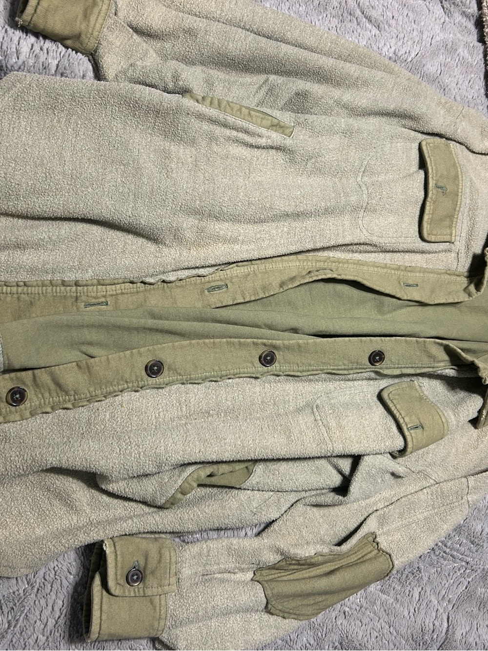 Free people green Shacket small